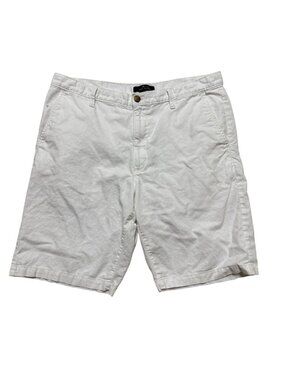 Marc Anthony White Linen Blend Shorts Men’s Size 36 Casual Summer